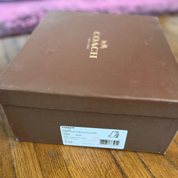 Coach women’s leather open toe bootie - Picture 5 of 5